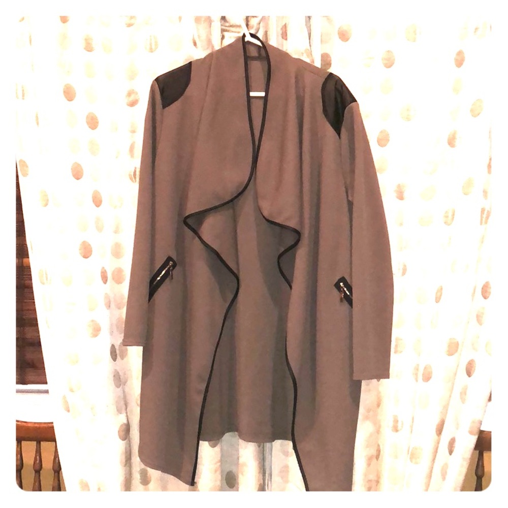 Brown and Black Jacket/Poncho from Paris Boutique